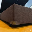 Ver imagem 4 de Cama Queen Box Baú Bi-partida 79 Blindada - Linhão - Turim Marrom