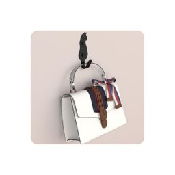 Kit 10 Ganchos Decorativo de Parede Pendurador Bolsa G.p Fs - 3