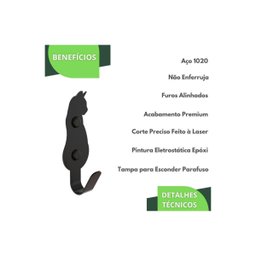 Kit 10 Ganchos Decorativo de Parede Pendurador Bolsa G.p Fs - 4
