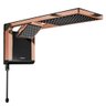 Chuveiro Acqua Duo Black/rose 220v Black/rose - 1