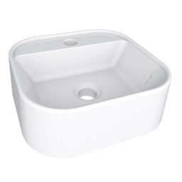 Cuba Pia Mármore Sintético Para Banheiro Lavabo Sobrepor Retangular Duna - 4