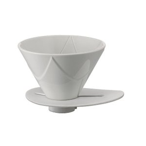 Suporte Coador Hario Mugen Cerâmico Branco V60 - 02- 1-4 Xíc