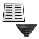 Ver imagem 6 de Ralo Anti Odor Inox 304 Modelo 15x15 Tradicional Tela e Coletor Preto Saída Adapt de 40mm até 100mm