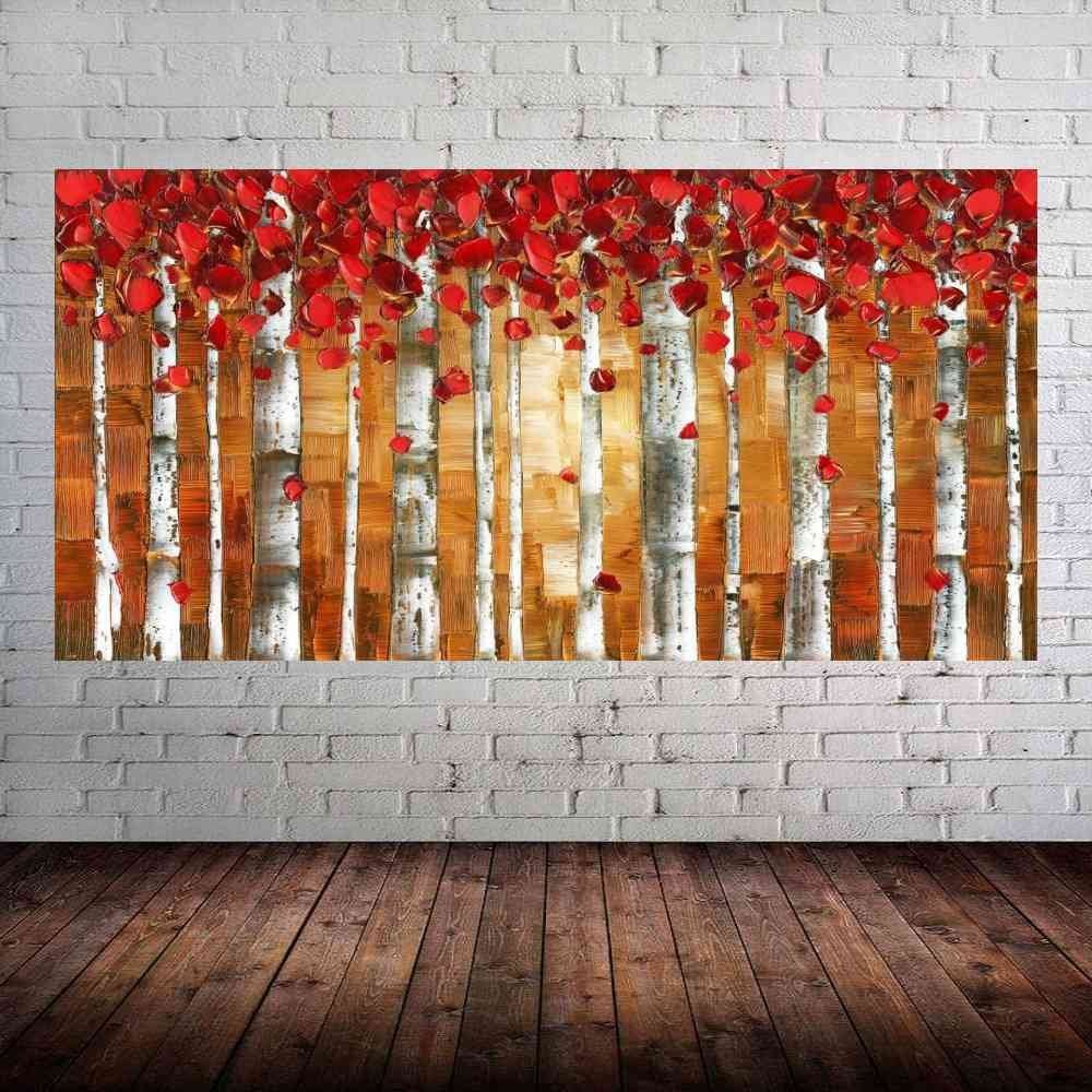 Quadro Pintura Tela Abstrato Moderno 2408: 90cm (A) x 180cm (L) - 1