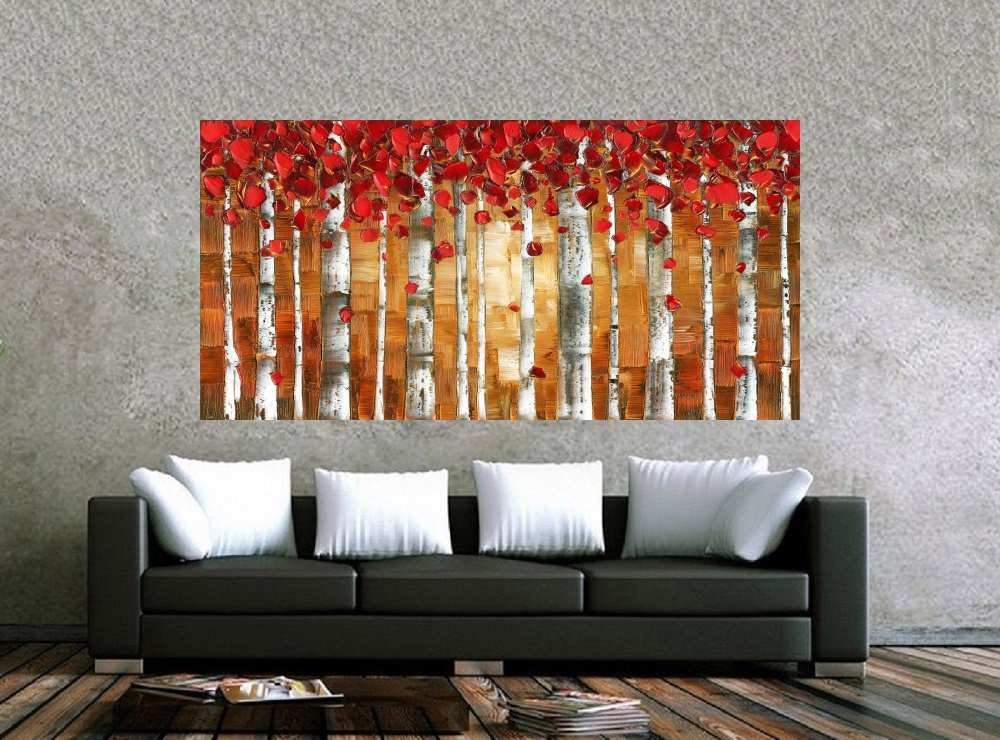 Quadro Pintura Tela Abstrato Moderno 2408: 90cm (A) x 180cm (L) - 2