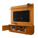 Ver imagem 5 de Estante para TV e Home Theater até 75 Polegadas 183,5CMX186,5cm 2 Portas Siena Marrom Cinamomo