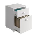 Ver imagem 3 de Gaveteiro Escritório 2 Gavetas com Rodinhas Faria Lima Branco