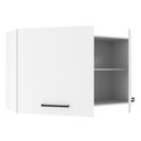 Ver imagem 7 de Armário Aéreo Multiuso 120cm 2 Portas Branco Agata Madesa Branco