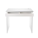 Ver imagem 3 de Escrivaninha em Madeira Soho com Gaveta Branca 80x50cm