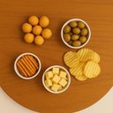 Ver imagem 5 de Centro de Mesa Prato Giratório Tábua 70cm Mel