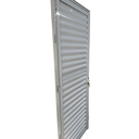 Ver imagem 2 de Porta de Aluminio Palheta Branca Linha 25 - 210x70 Esquerda