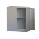 Ver imagem 2 de Armário de Aço Baixo 2 Portas Multi Uso Pequeno Cinza