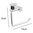 Ver imagem 5 de Kit Acessorios Lavatorio Banheiro 3 Peças Future Porta Toalha Banho, Rosto, Papeleira Cromado