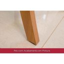 Ver imagem 6 de Sala de Jantar Completa Yara Sc77 Tampo Madeirado C/ Vidro Canto Curvo 200x90cm e 8 Cadeiras Anne