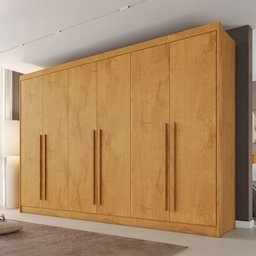 Guarda-roupa Casal Alba Plus 6 Portas 4 Gavetas 100% Mdf - Mademarcs - 1