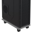 Ver imagem 4 de Kit 04 Suportes Para Cpu Com Rodízios Cyber L03 Cinza - Lyam Lyam Decor
