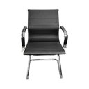 Ver imagem 2 de Cadeira Escritório Locutor Fixa Esteira Eames Preto