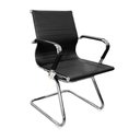 Ver imagem 1 de Cadeira Escritório Locutor Fixa Esteira Eames Preto