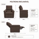 Ver imagem 3 de Poltrona Reclinável do Papai Conforto Yescasa