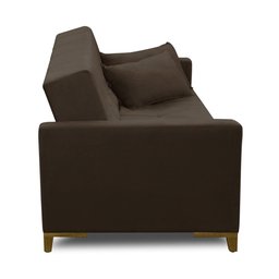 Sofá Cama 3 Lugares 2,00m Aurora Suede Adonai Estofados - 9