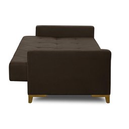 Sofá Cama 3 Lugares 2,00m Aurora Suede Adonai Estofados - 8