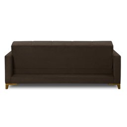 Sofá Cama 3 Lugares 2,00m Aurora Suede Adonai Estofados - 10