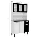 Ver imagem 2 de Kit Cozinha Aço Bertolini Multipla 6 Portas e 1 Gaveta