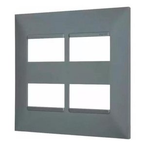 Placa 2 + 2 Posto 4x4 Cinza 618514cz Pial Plus+