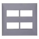 Ver imagem 2 de Placa 2 + 2 Posto 4x4 Cinza 618514cz Pial Plus+