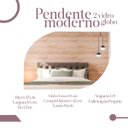 Ver imagem 3 de Pendente Luminaria Lustre de Teto Jabuticaba com 2 Vidros Globos Fosco Decoração Iluminação