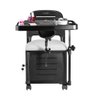 Ciranda Cadeira Manicure 1 Mesa Multifuncional 3 Gavetas com Rodinhas Salão de Beleza Preta Cinza - 5