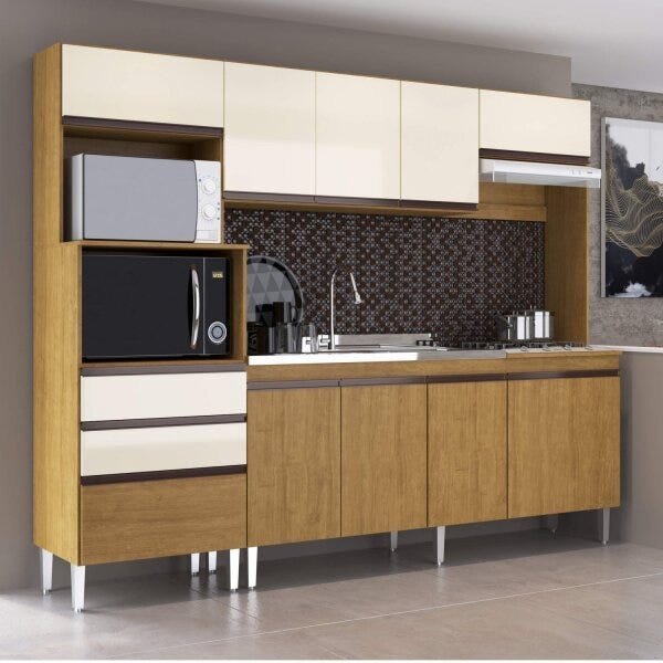Cozinha Compacta 10 Portas 2 Gavetas Creta Casamia é boa?