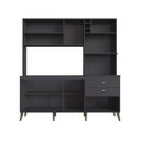 Ver imagem 4 de Cozinha Compacta 8 Portas 2 Gavetas 4 Nichos Donna 