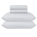 Ver imagem 1 de Jogo de Lençol Elástico Casal Padrão Cama Box 4 Peças Sultan Branco