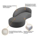 Ver imagem 4 de Divã Recamier Orgânico França 250cm Lado Esquerdo Linho