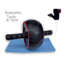 Ver imagem 4 de Roda Rolo Abdominal Lorben Polia Larga Aparelho Exercício