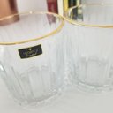 Ver imagem 2 de Jogo 6 Copos Baixos de Cristal Borda Dourada - Soho (310ml) L'hermitage
