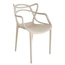 Ver imagem 1 de Cadeira Allegra Polipropileno; Design Moderno para Sala de Jantar e Varanda - Fendi