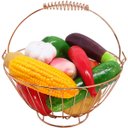 Ver imagem 1 de Kit Fruteira Redonda Legumes Artificiais com 12pçs em Isopor