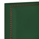 Ver mais imagens de Cabeceira Box Casal King Com Tachas 195 cm Vicenza L02 Suede Verde Musgo - Lyam Decor