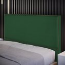 Ver imagem 3 de Cabeceira Box Casal King Com Tachas 195 cm Vicenza L02 Suede Verde Musgo - Lyam Decor