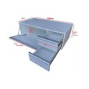 Ver imagem 3 de Balcão Gabinete Pia Banheiro Multiuso com Rodízios em Mdf - 100 Cm