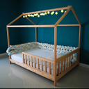Ver imagem 3 de Cama Casinha Infantil em Madeira Maciça Tamanho Casal