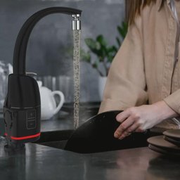 Torneira Eletrônica Zagonel Prima Touch 5500w de Parede ou Bancada Preto - 220v - 4
