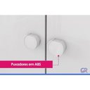Ver imagem 6 de Guarda Roupa Infantil Pétala 3 Portas de Bater 1 Gaveta MDP Branco Henn