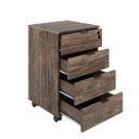 Ver imagem 2 de Gaveteiro Volante 4 Gavetas Kugv44 Kuadra Espresso Móveis