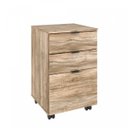 Ver imagem 3 de Gaveteiro Volante 2 Gavetas e 1 Gaveta para Pastas Kugv43 Kuadra Espresso Móveis