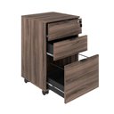 Ver imagem 3 de Gaveteiro Volante 2 Gavetas e 1 Gaveta para Pastas Kugv43 Kuadra Espresso Móveis
