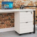 Ver imagem 1 de Gaveteiro Volante 2 Gavetas para Pastas Kugv42 Kuadra Espresso Móveis