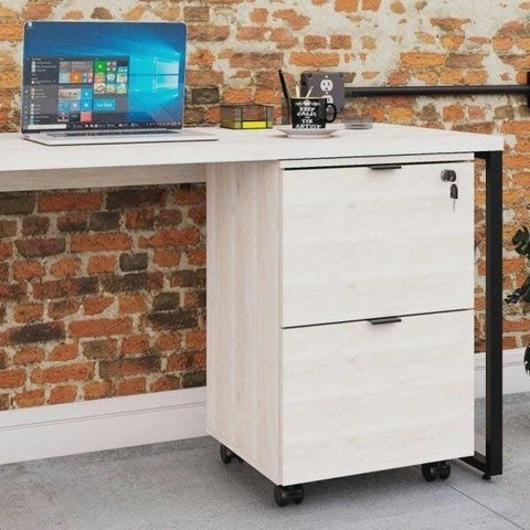 Gaveteiro Volante 2 Gavetas para Pastas Kugv42 Kuadra Yescasa